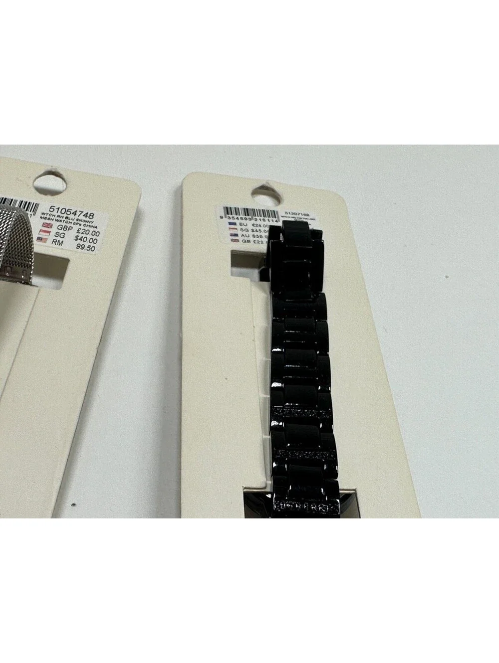 2 Lovisa Watches Male Female Silver Tone Black